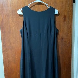 Liz Claiborne collectible navy silk sleeveless dress